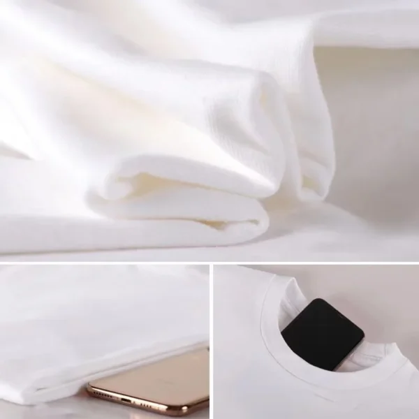 2023 Summer Plus Size Cotton T-Shirt Ladies Soft O-Neck Letter Print T-Shirt Oversized Short Sleeve T-Shirt Free Shipping - Image 5